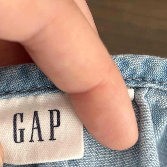 GAP Light Blue Ruffle Strap Camisole - S - Picture 5 of 6